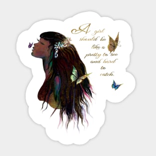 Watercolor - African American Inspired Sticker